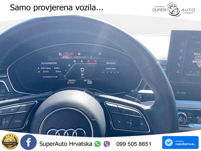 Audi A5 Sportback 40 TDI (204 KS) quattro S tronic MATRIX+GR SJED+KAM