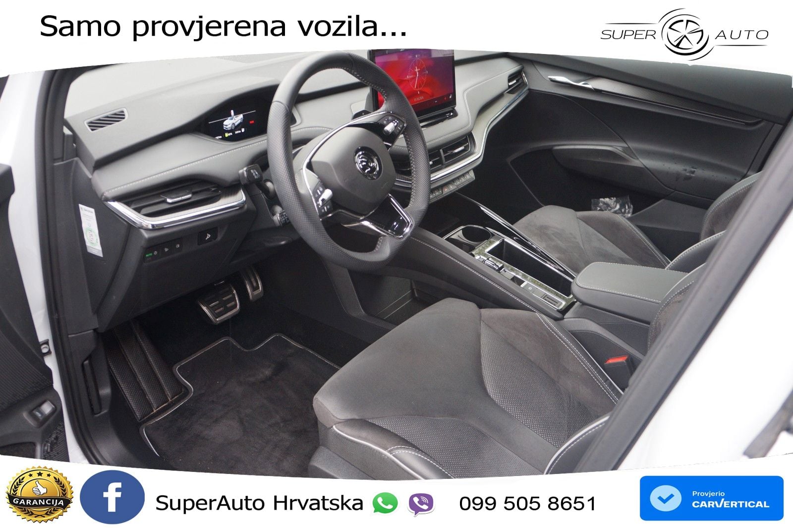 Škoda Enyaq iV 80 82 kWh (204 KS) SportLine LED+GR SJED+ACC