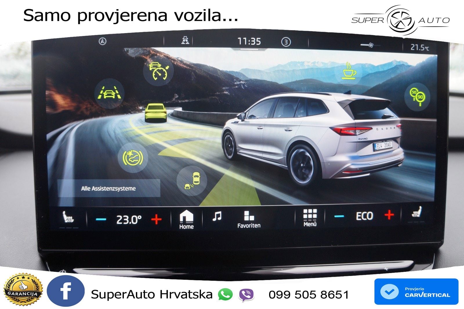 Škoda Enyaq iV 80 82 kWh (204 KS) SportLine LED+GR SJED+ACC