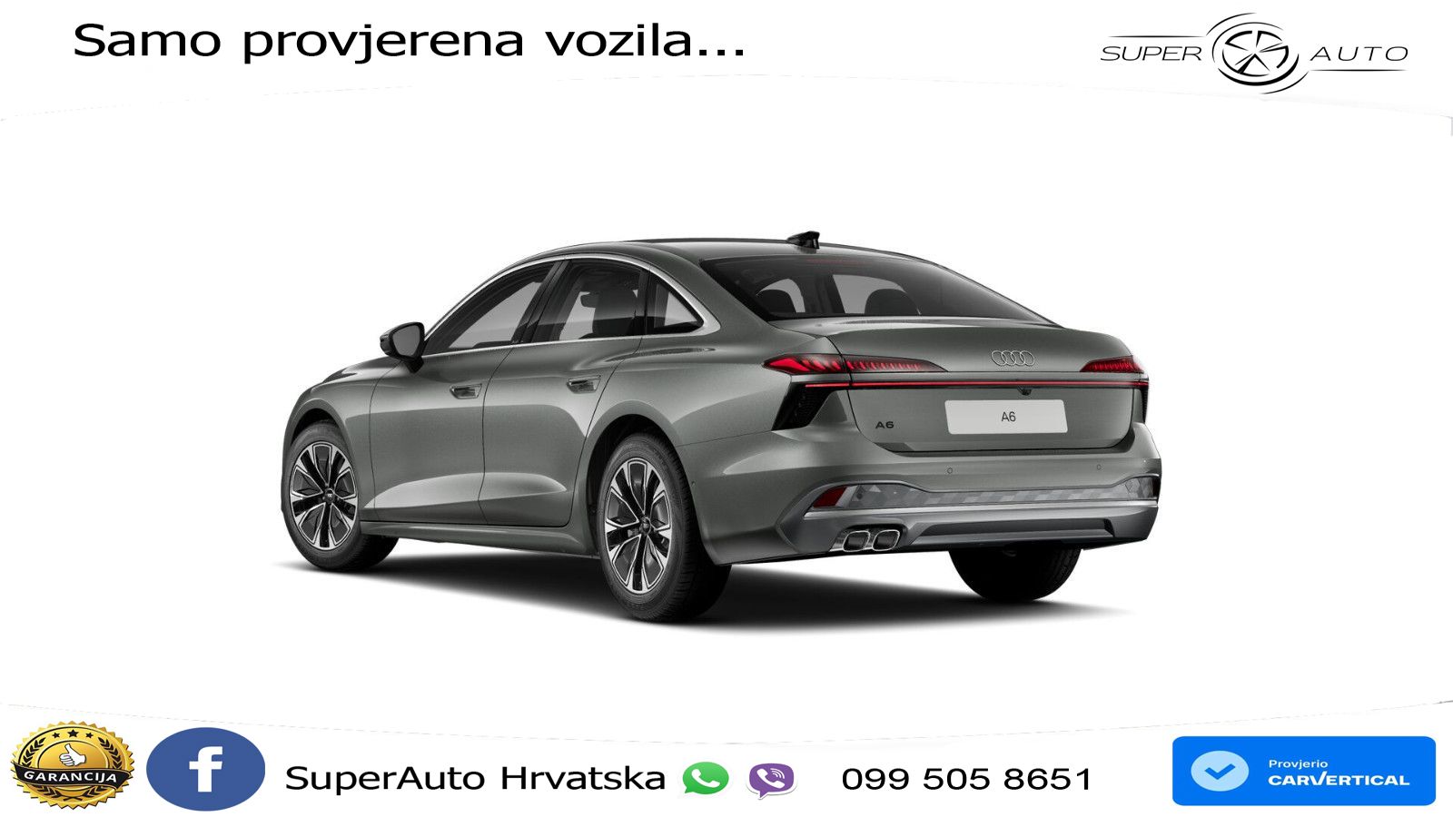 Audi A6 2.0 TDI (204 KS) S tronic LED+GR SJED+ACC