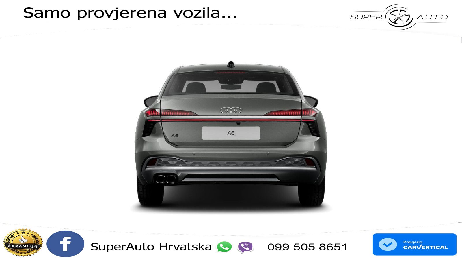 Audi A6 2.0 TDI (204 KS) S tronic LED+GR SJED+ACC