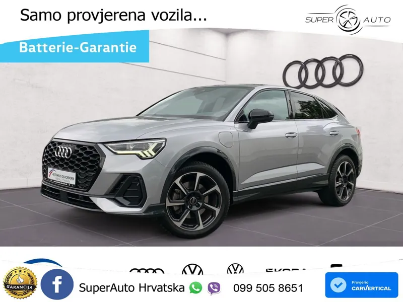 Audi Q3 Sportback 45 TFSIe (245 KS) S tronic S line LED+GR SJED+ACC