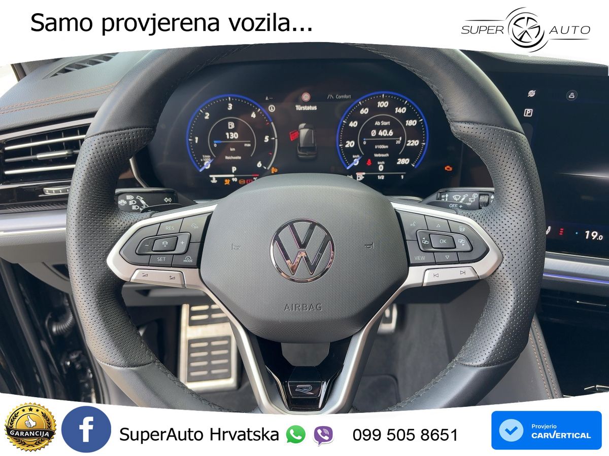 Volkswagen Touareg 3.0 V6 TDI (286 KS) 4MOTION Tiptronic ZRAČNI+ACC+GR SJED+KAM+PANO