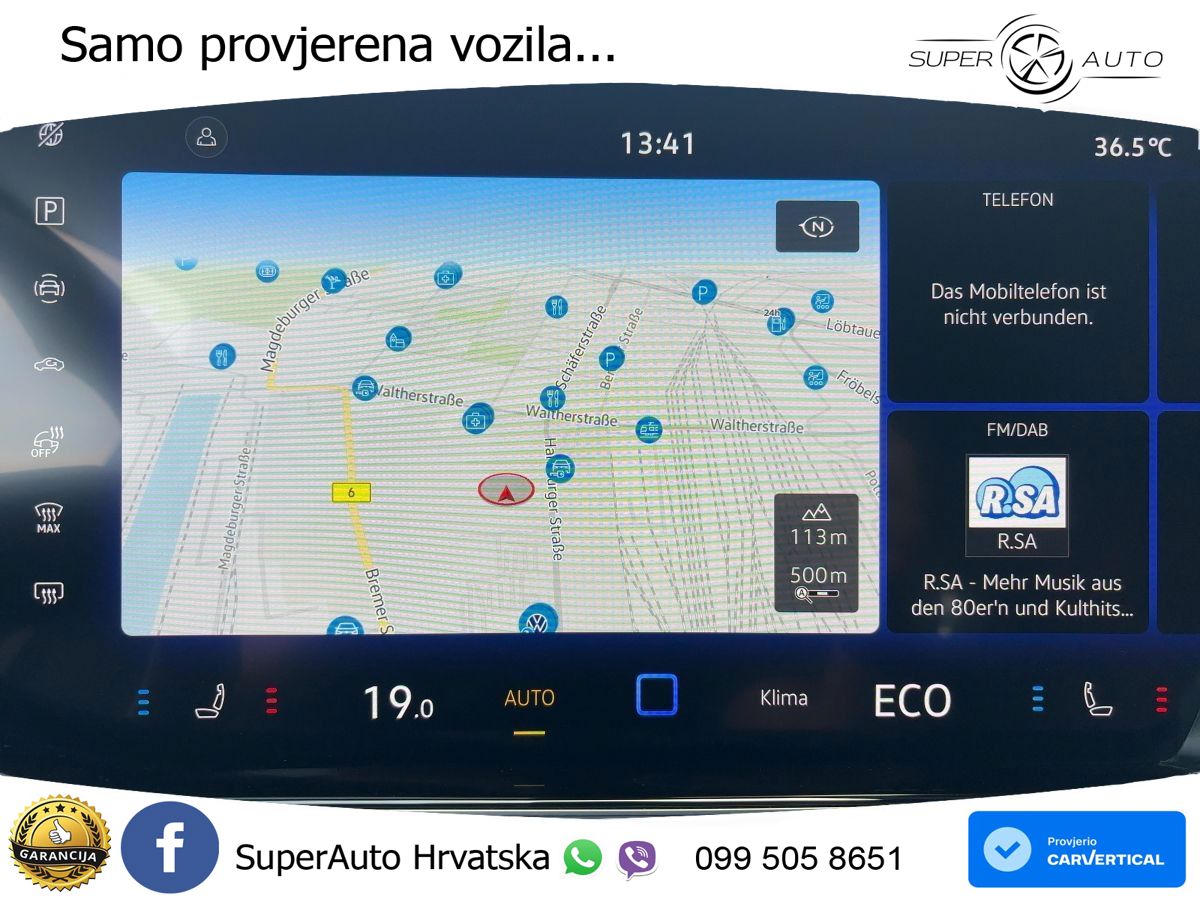 Volkswagen Touareg 3.0 V6 TDI (286 KS) 4MOTION Tiptronic ZRAČNI+ACC+GR SJED+KAM+PANO
