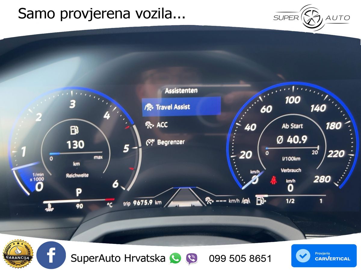 Volkswagen Touareg 3.0 V6 TDI (286 KS) 4MOTION Tiptronic ZRAČNI+ACC+GR SJED+KAM+PANO