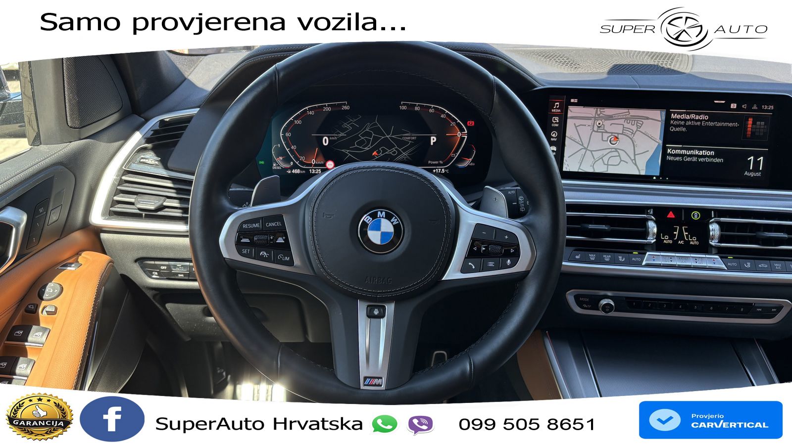 BMW X5 30d (286 KS) xDrive Steptronic M Sport ZRAČNI+ACC+GR SJED+360