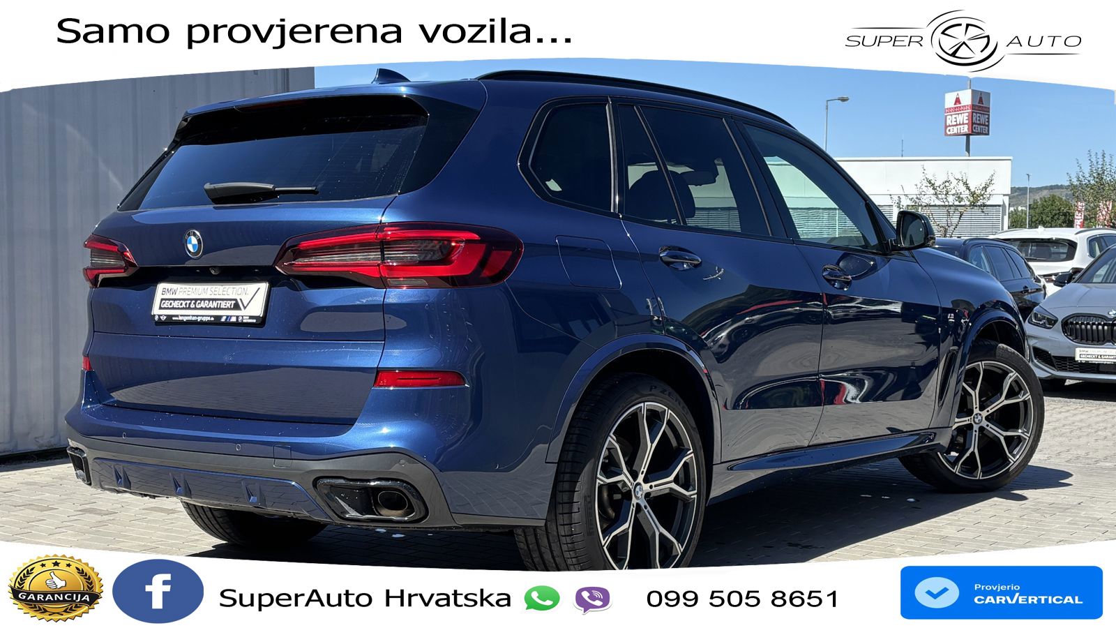 BMW X5 30d (286 KS) xDrive Steptronic M Sport ZRAČNI+ACC+GR SJED+360