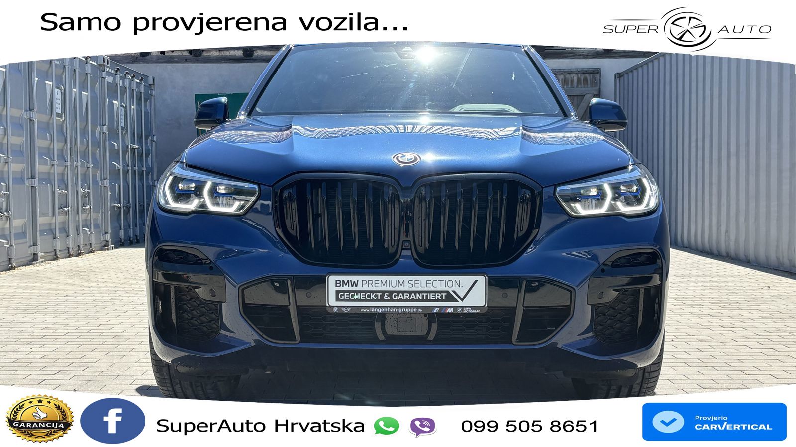 BMW X5 30d (286 KS) xDrive Steptronic M Sport ZRAČNI+ACC+GR SJED+360