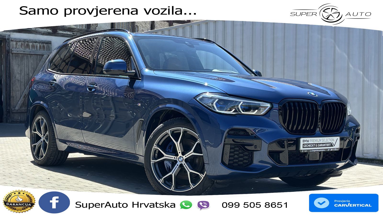 BMW X5 30d (286 KS) xDrive Steptronic M Sport ZRAČNI+ACC+GR SJED+360