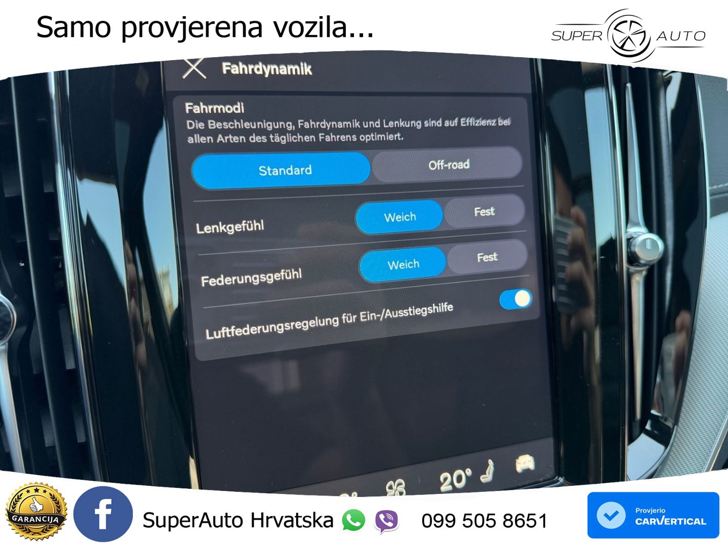 Volvo XC60 B4 Diesel AWD Geartronic ZRAČNI+ACC+GR SJED+KAM+PANO