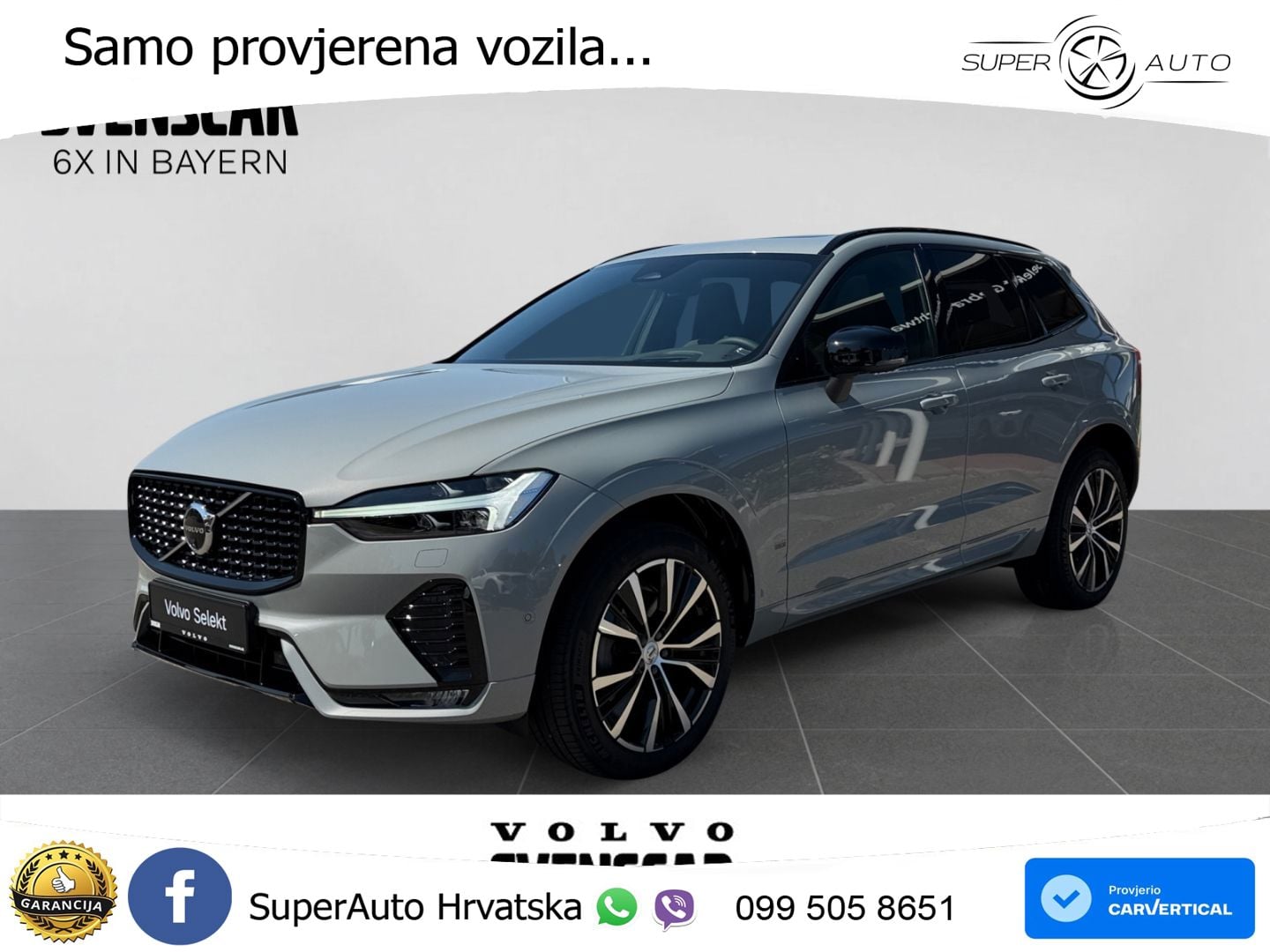 Volvo XC60 B4 Diesel AWD Geartronic ZRAČNI+ACC+GR SJED+KAM+PANO