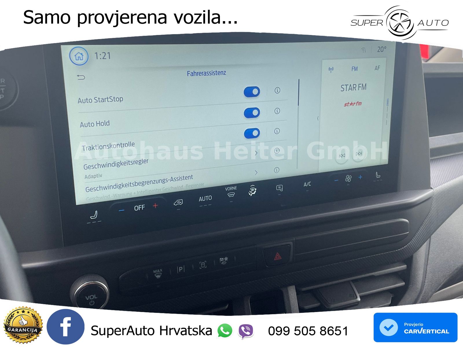 Ford Transit Custom 320 L1H1 Trend / BLIS+ACC+Navi 136 KS