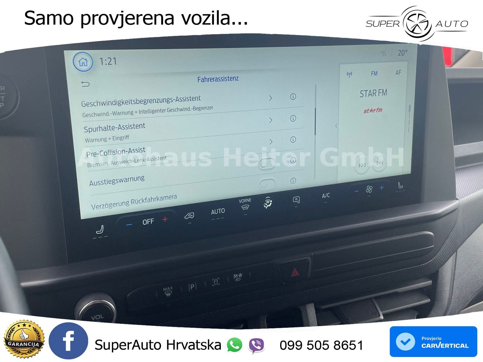 Ford Transit Custom 320 L1H1 Trend / BLIS+ACC+Navi 136 KS