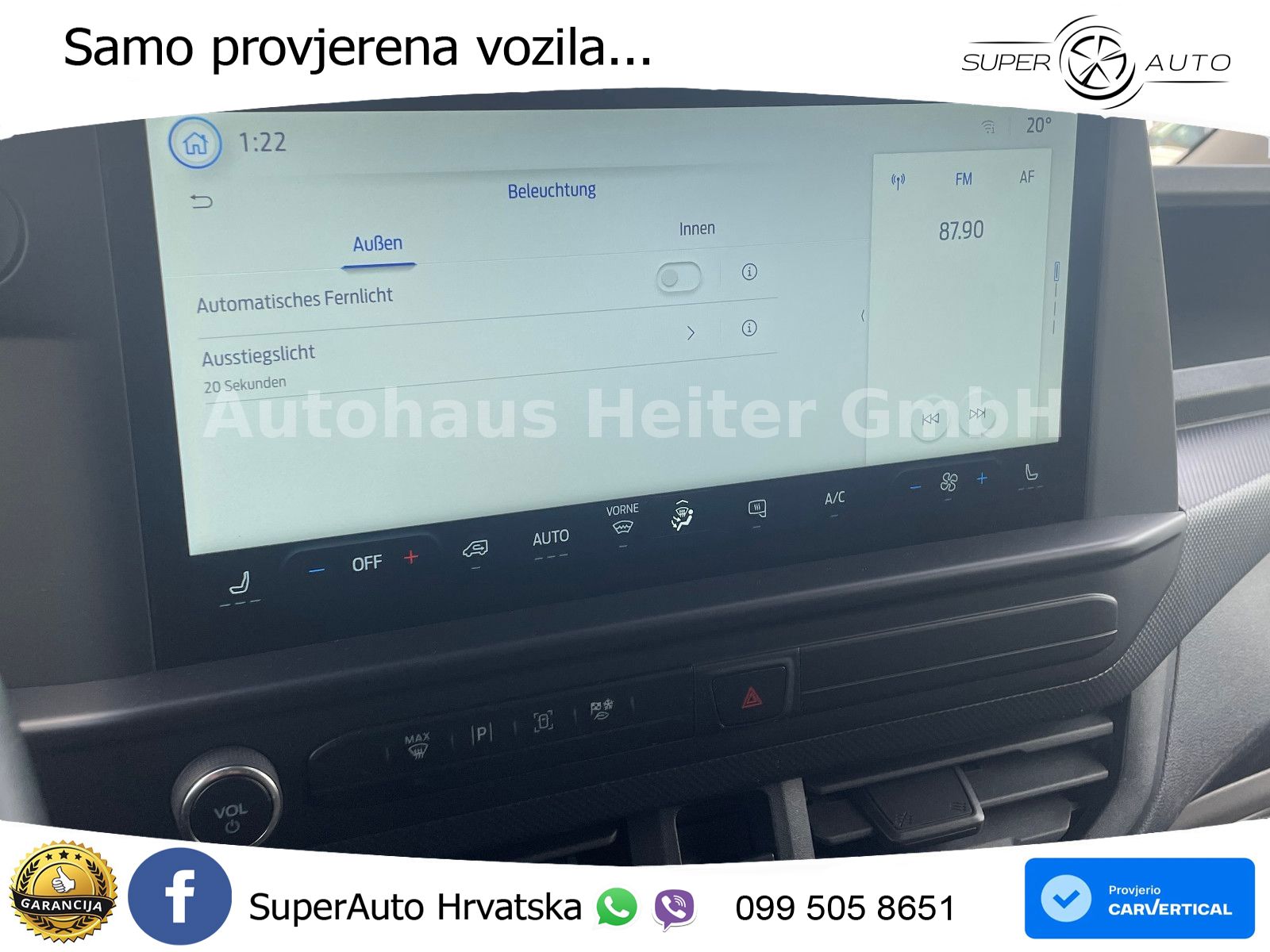 Ford Transit Custom 320 L1H1 Trend / BLIS+ACC+Navi 136 KS