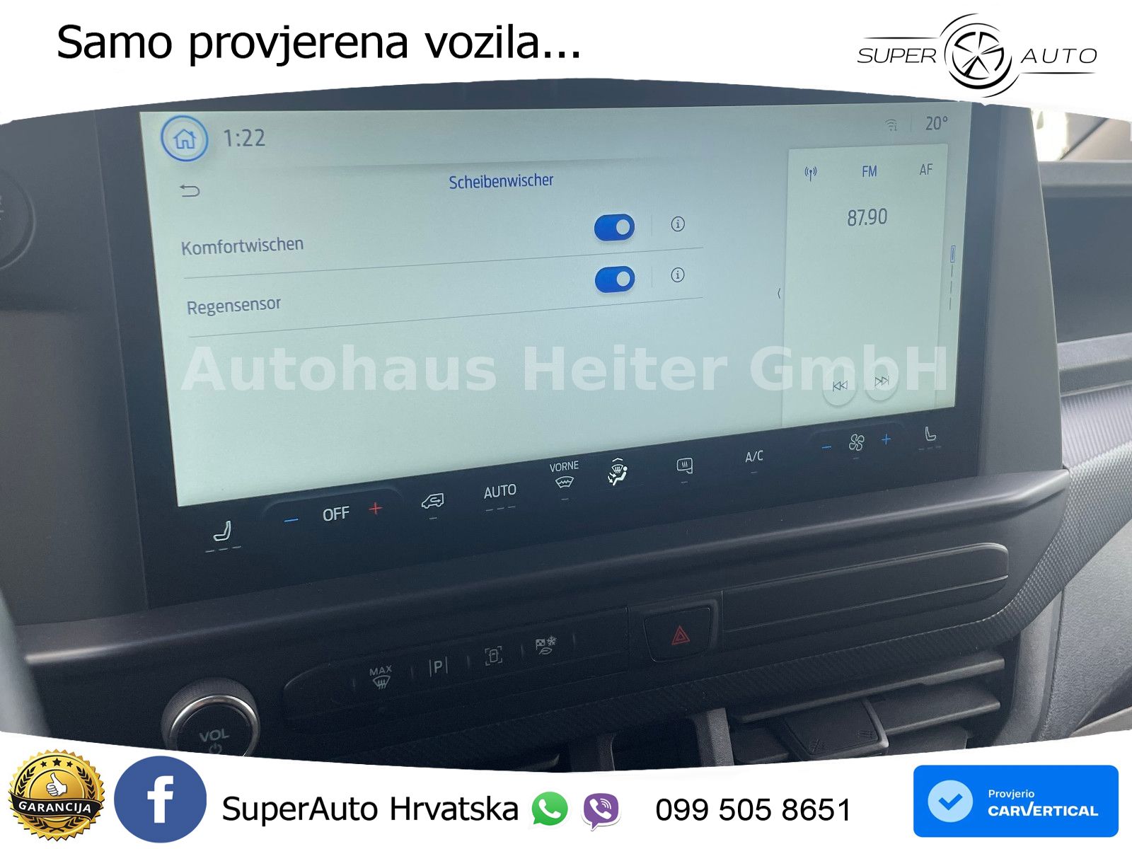 Ford Transit Custom 320 L1H1 Trend / BLIS+ACC+Navi 136 KS