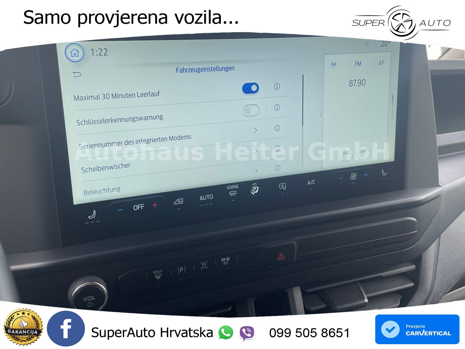 Ford Transit Custom 320 L1H1 Trend / BLIS+ACC+Navi 136 KS