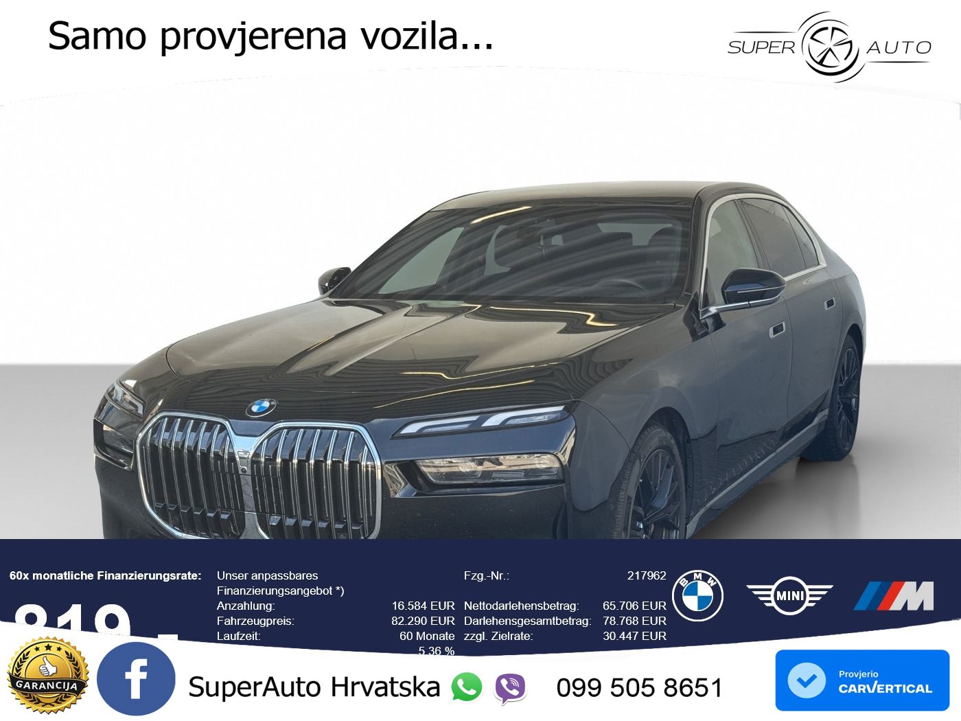 BMW 740d (299 KS) xDrive Steptronic