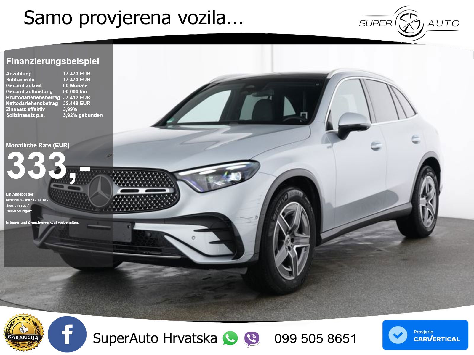 Mercedes GLC 220d (197 KS) 4MATIC 9G-TRONIC AMG ACC+HEAD+GR SJED+360+PANO