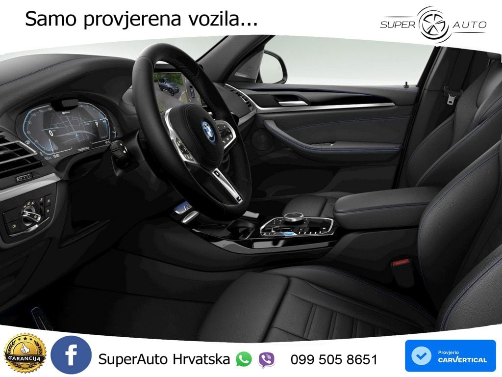 BMW iX3 80 kWh (286 KS) ACC+HEAD+GR SJED+360+PANO