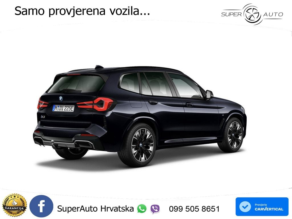 BMW iX3 80 kWh (286 KS) ACC+HEAD+GR SJED+360+PANO