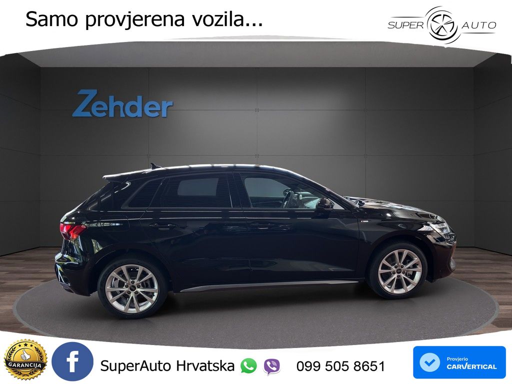 Audi A3 Sportback 40 TFSI (204 KS) quattro S tronic MATRIX+GR SJED+KAM