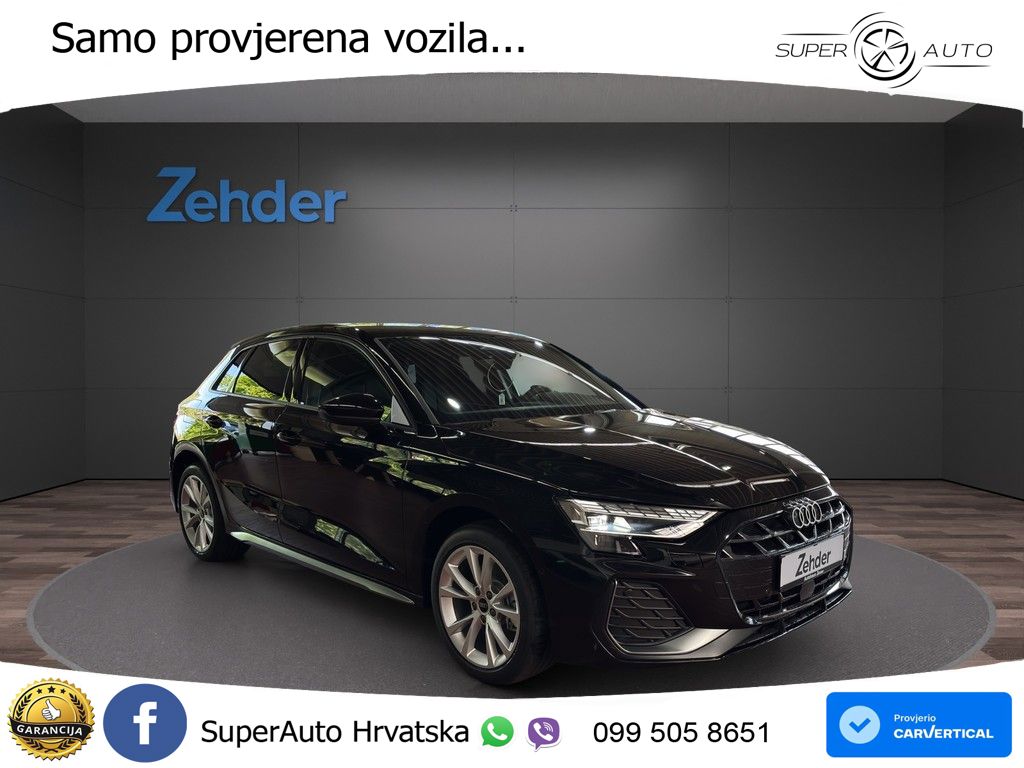 Audi A3 Sportback 40 TFSI (204 KS) quattro S tronic MATRIX+GR SJED+KAM