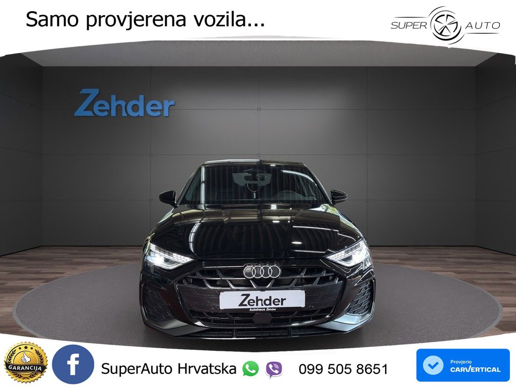Audi A3 Sportback 40 TFSI (204 KS) quattro S tronic MATRIX+GR SJED+KAM