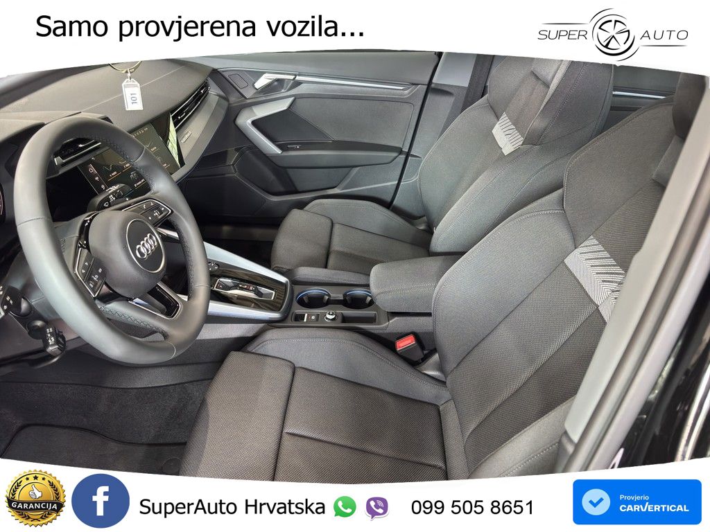 Audi A3 Sportback 40 TFSI (204 KS) quattro S tronic MATRIX+GR SJED+KAM