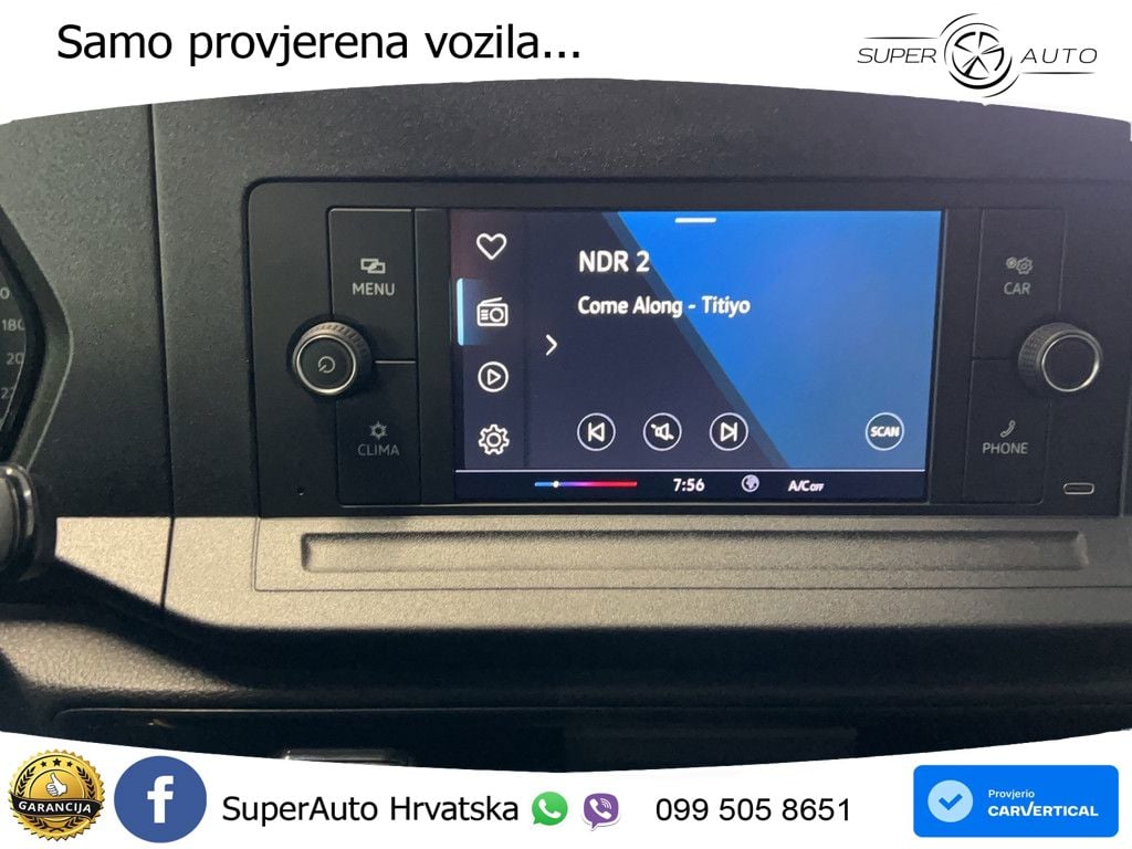 Volkswagen Caddy Cargo Motor: 2,0 l TDI EU6 SCR 90 kW Getri 122 KS
