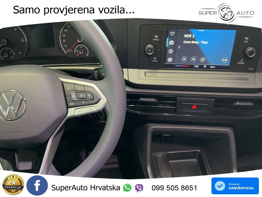 Volkswagen Caddy Cargo Motor: 2,0 l TDI EU6 SCR 90 kW Getri 122 KS