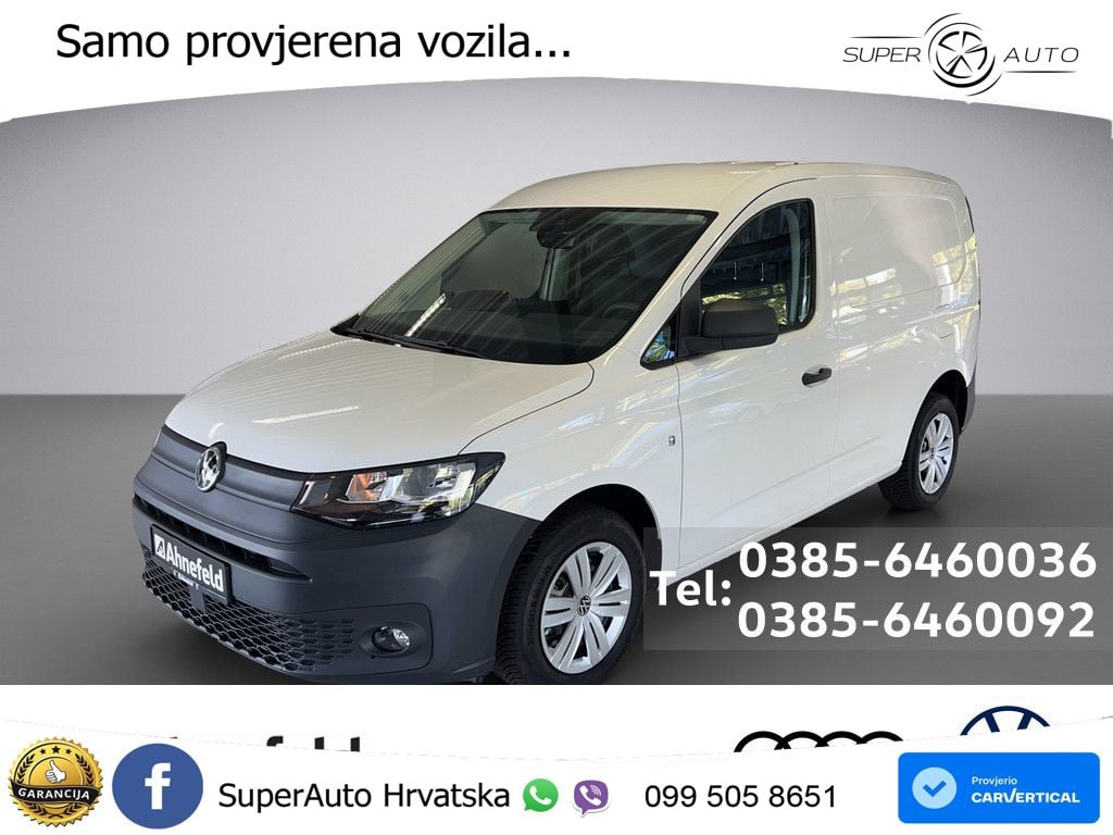 Volkswagen Caddy Cargo Motor: 2,0 l TDI EU6 SCR 90 kW Getri 122 KS