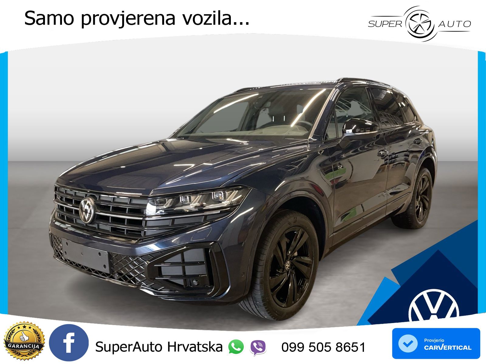 Volkswagen Touareg 3.0 V6 TDI (286 KS) 4MOTION Tiptronic ZRAČNI+ACC+GR SJED+KAM+PANO