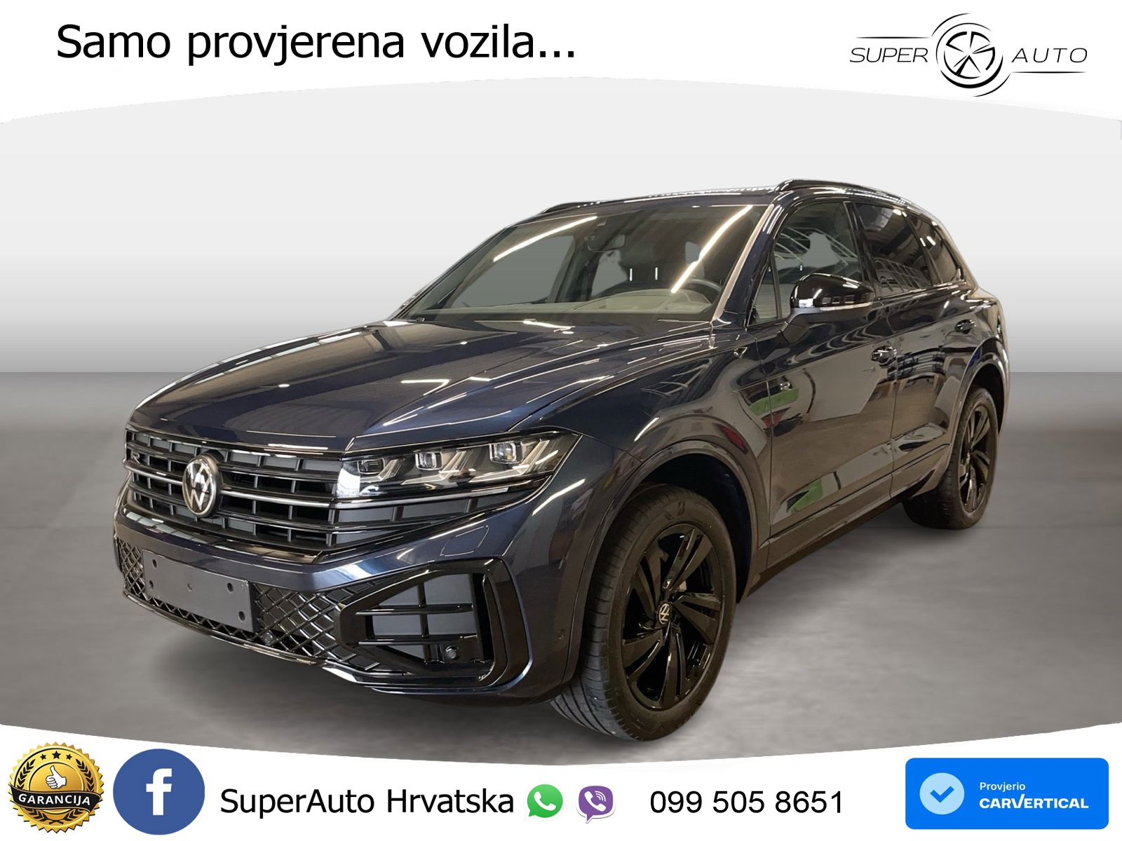 Volkswagen Touareg 3.0 V6 TDI (286 KS) 4MOTION Tiptronic ZRAČNI+ACC+GR SJED+KAM+PANO