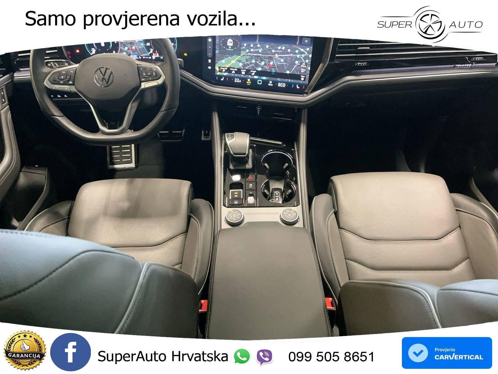 Volkswagen Touareg 3.0 V6 TDI (286 KS) 4MOTION Tiptronic ZRAČNI+ACC+GR SJED+KAM+PANO