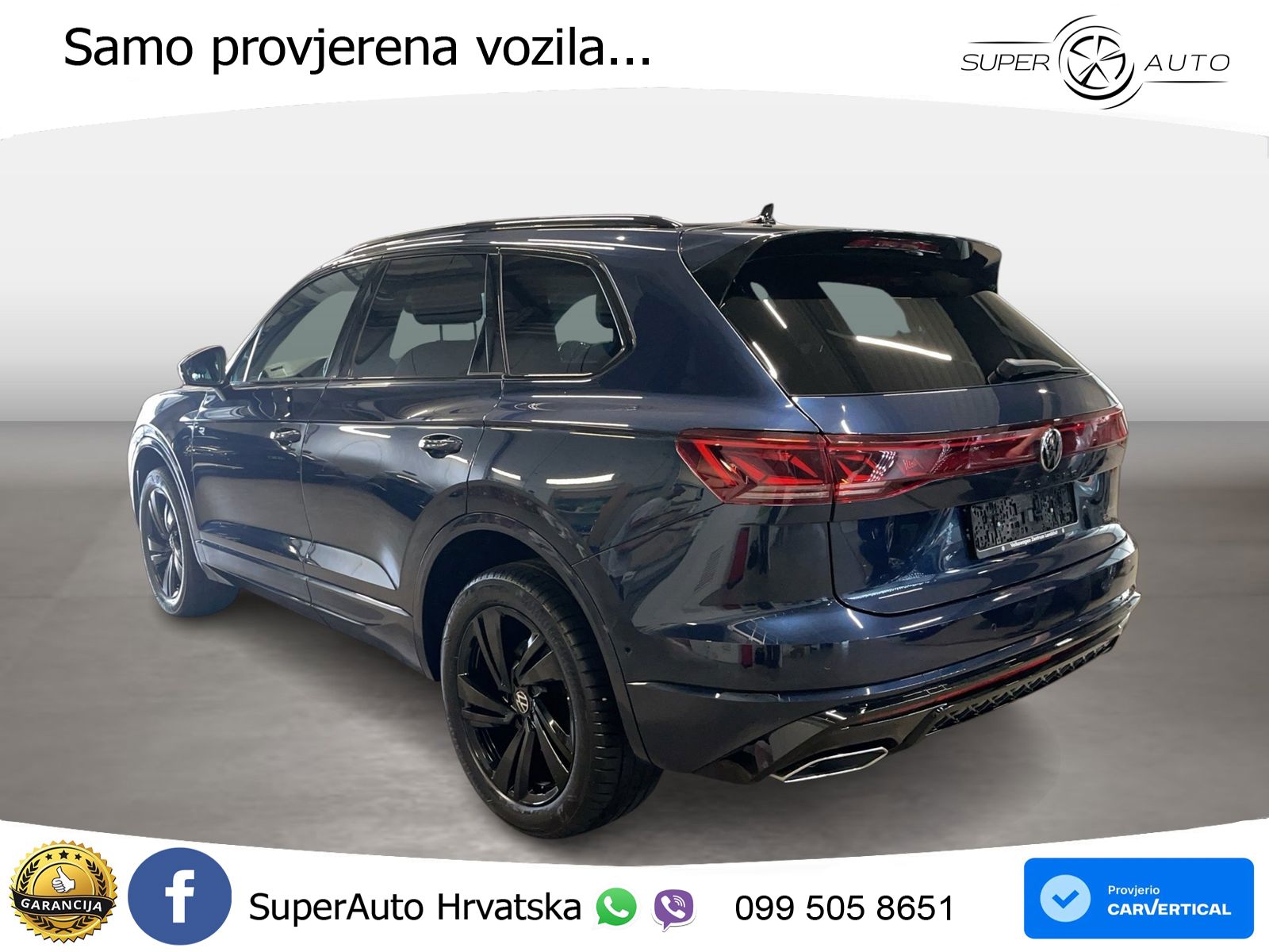 Volkswagen Touareg 3.0 V6 TDI (286 KS) 4MOTION Tiptronic ZRAČNI+ACC+GR SJED+KAM+PANO