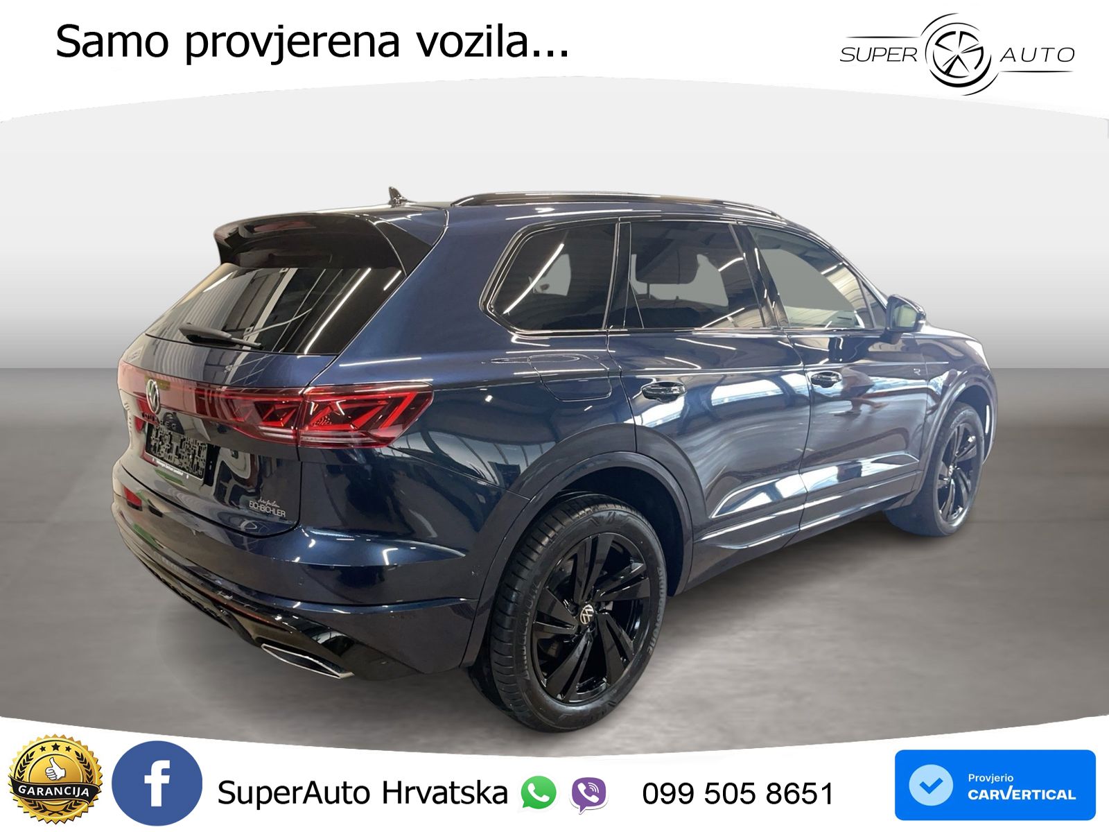 Volkswagen Touareg 3.0 V6 TDI (286 KS) 4MOTION Tiptronic ZRAČNI+ACC+GR SJED+KAM+PANO
