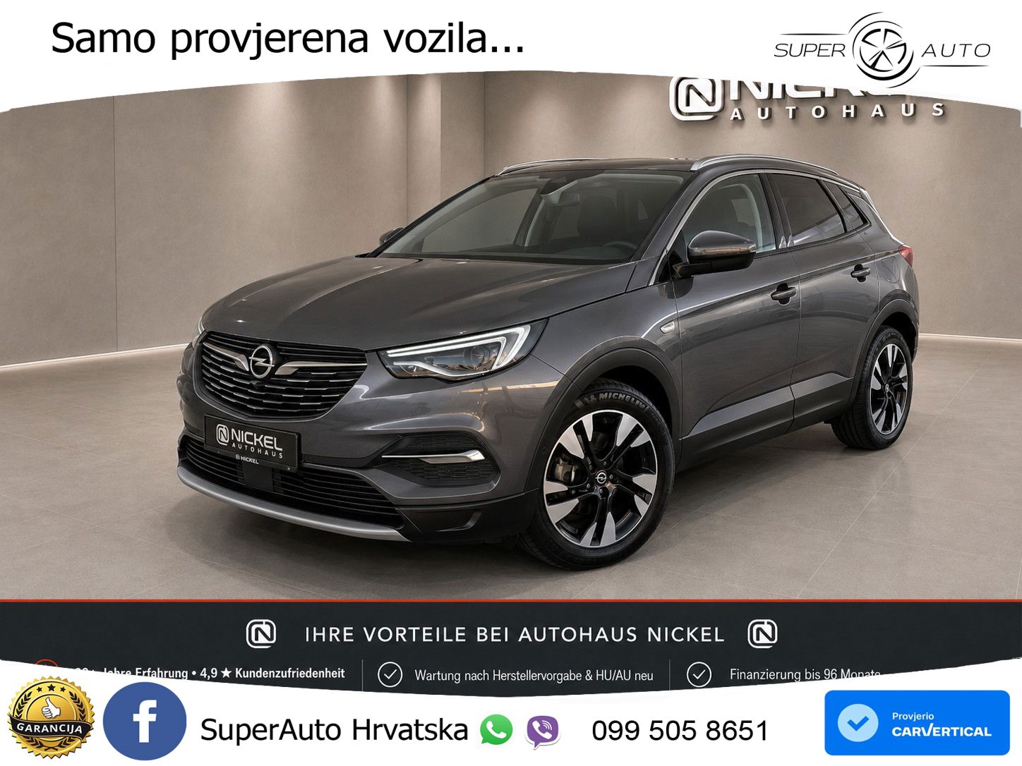 Opel Grandland X 1.5d (130 KS) Automatic Ultimate LED+GR SJED+ACC