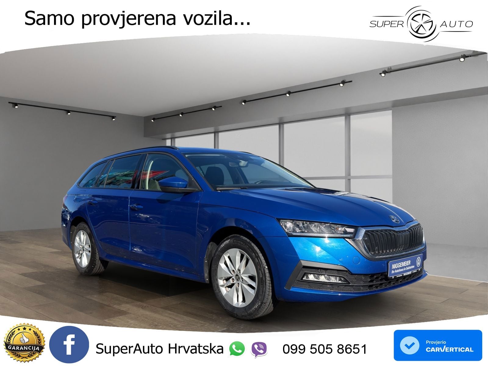 Škoda Octavia Combi 2.0 TDI (150 KS) DSG LED+GR SJED+ACC