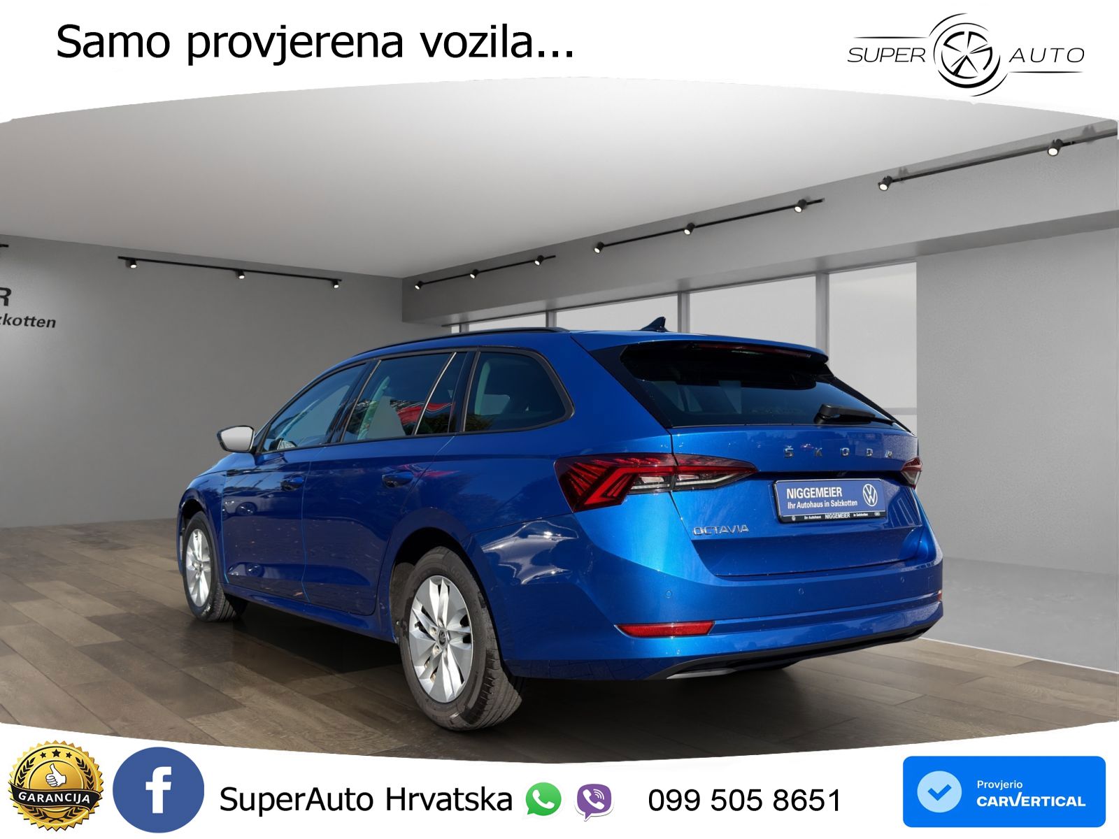 Škoda Octavia Combi 2.0 TDI (150 KS) DSG LED+GR SJED+ACC