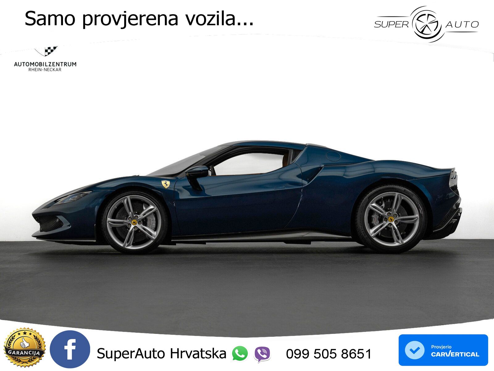 Ferrari 296 GTB 3.0 V6 (830 KS) F1 DCT