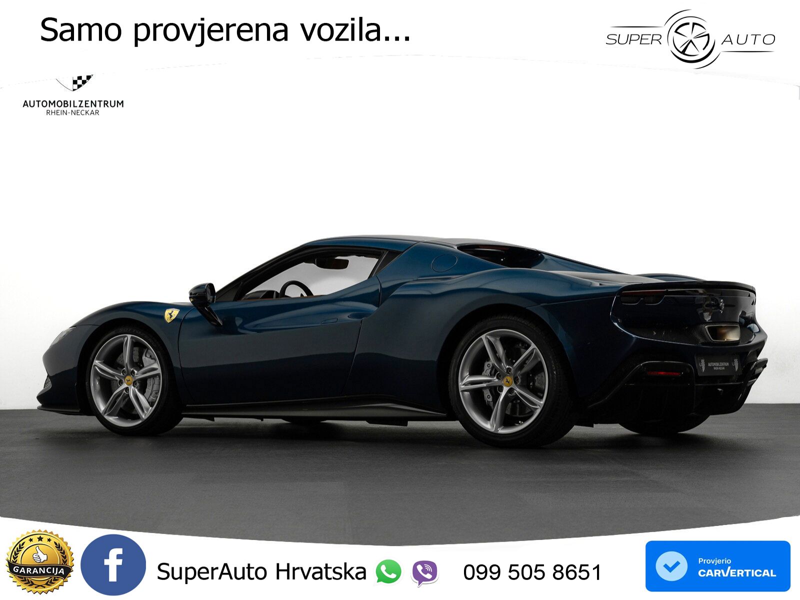 Ferrari 296 GTB 3.0 V6 (830 KS) F1 DCT
