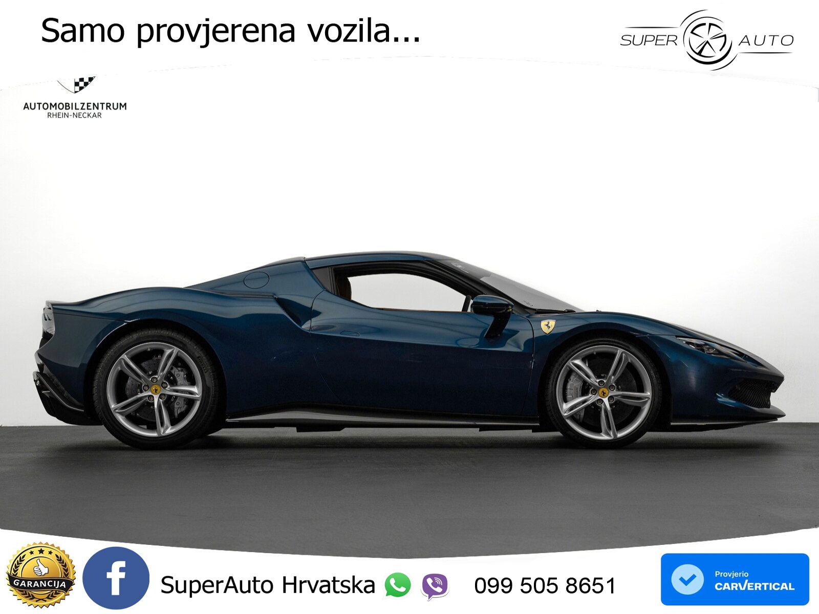 Ferrari 296 GTB 3.0 V6 (830 KS) F1 DCT