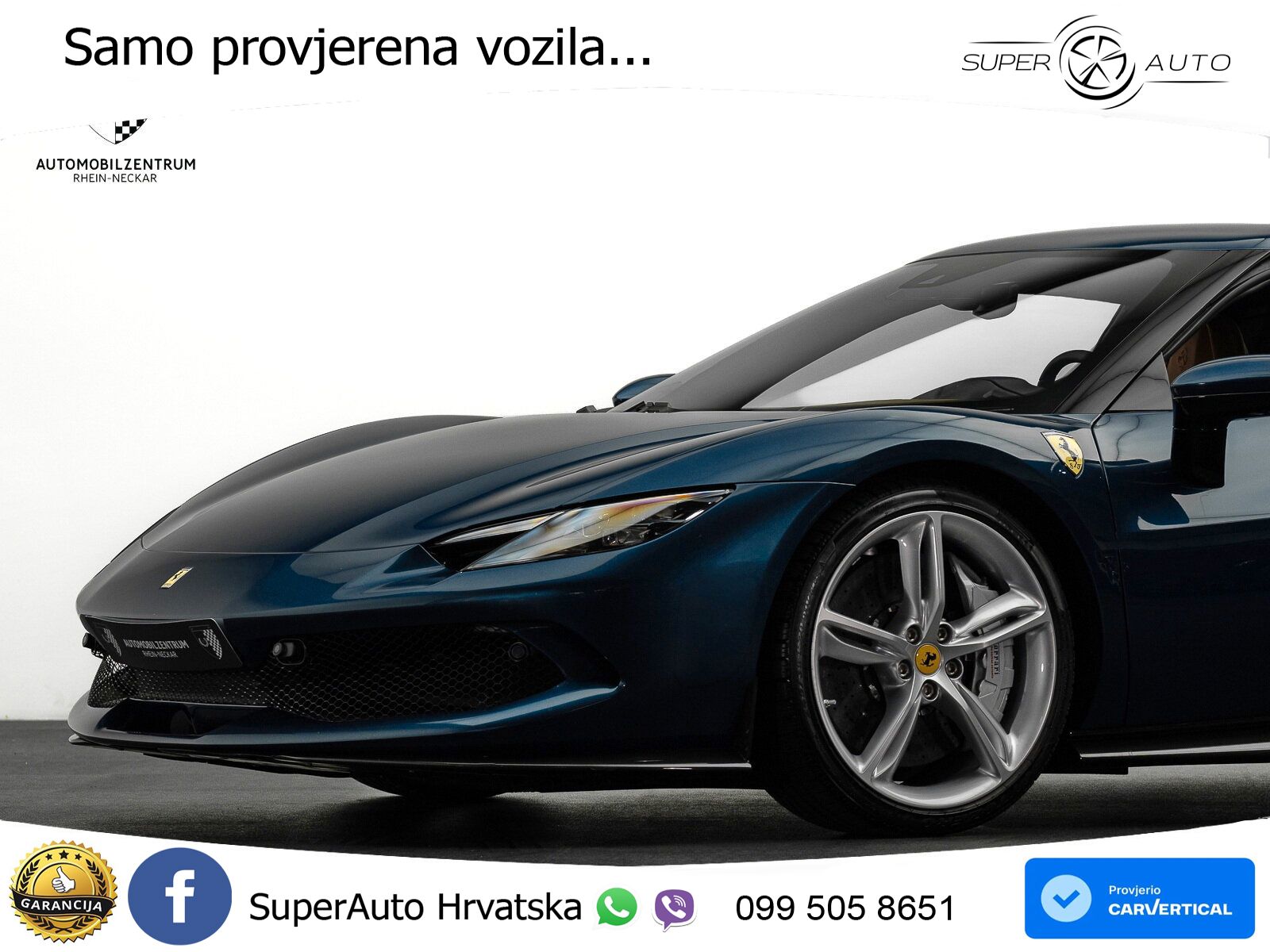 Ferrari 296 GTB 3.0 V6 (830 KS) F1 DCT