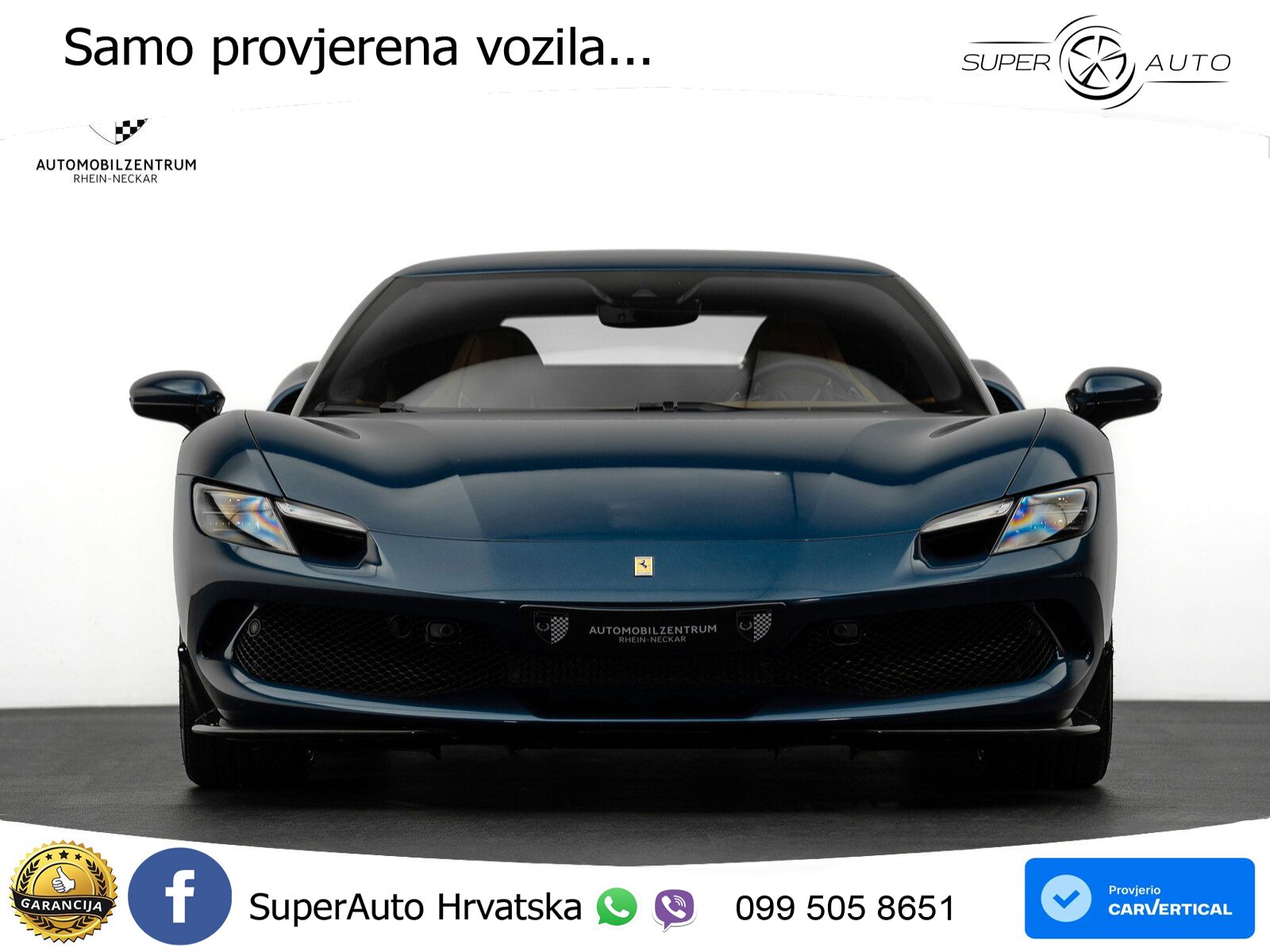 Ferrari 296 GTB 3.0 V6 (830 KS) F1 DCT