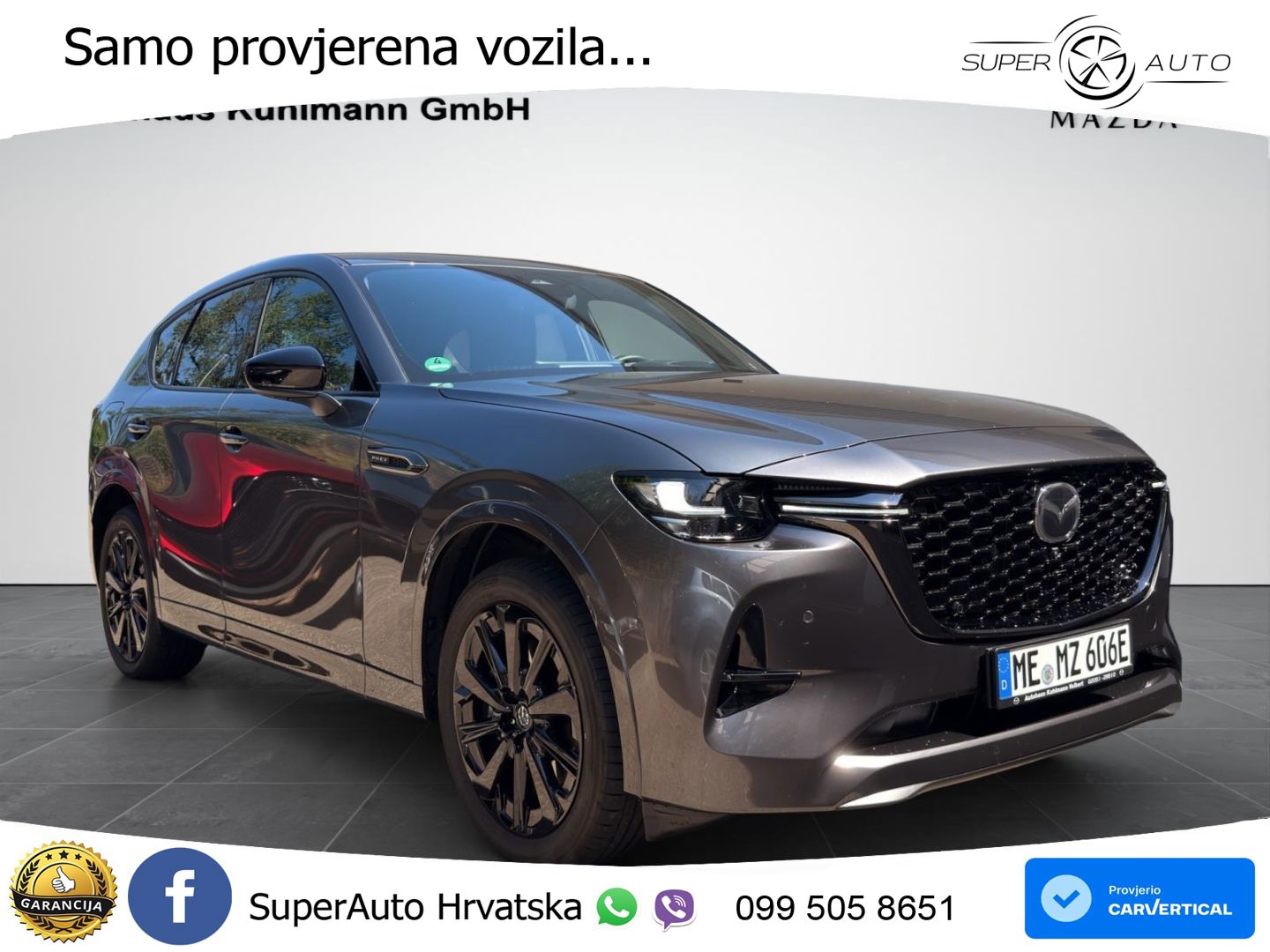 Mazda CX-60 2.5 e-Skyactiv (328 KS) AWD Automatic LED+GR SJED+ACC