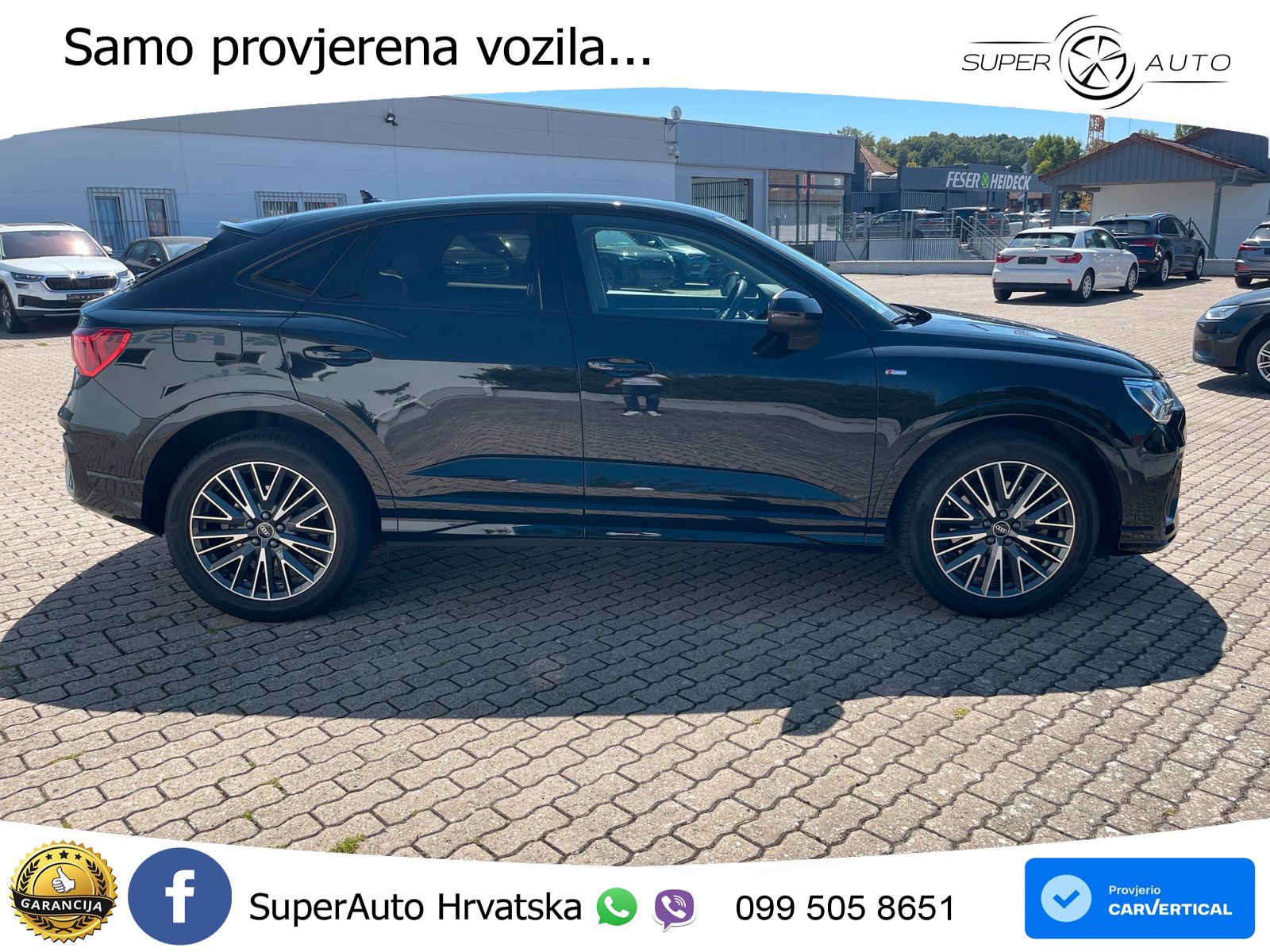 Audi Q3 II Sportback 40 TFSI (190 KS) quattro S tronic S line LED+GR SJED+ACC