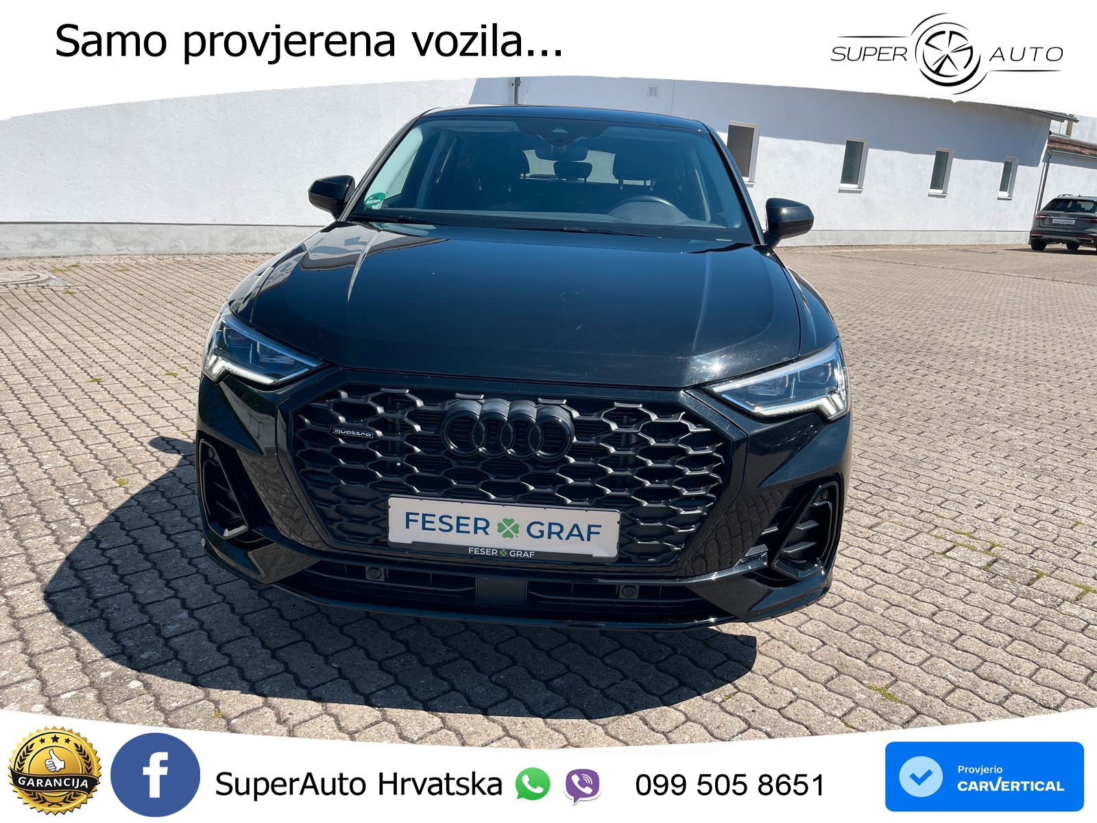 Audi Q3 II Sportback 40 TFSI (190 KS) quattro S tronic S line LED+GR SJED+ACC