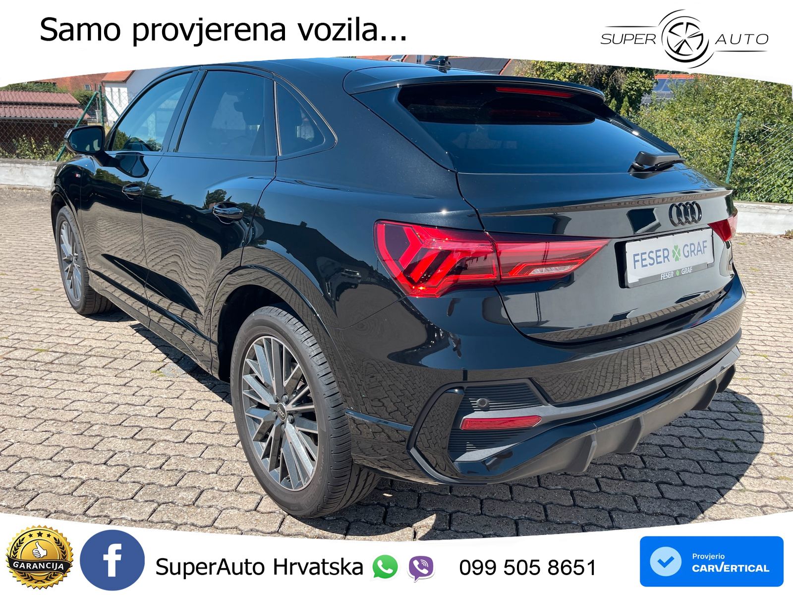 Audi Q3 II Sportback 40 TFSI (190 KS) quattro S tronic S line LED+GR SJED+ACC