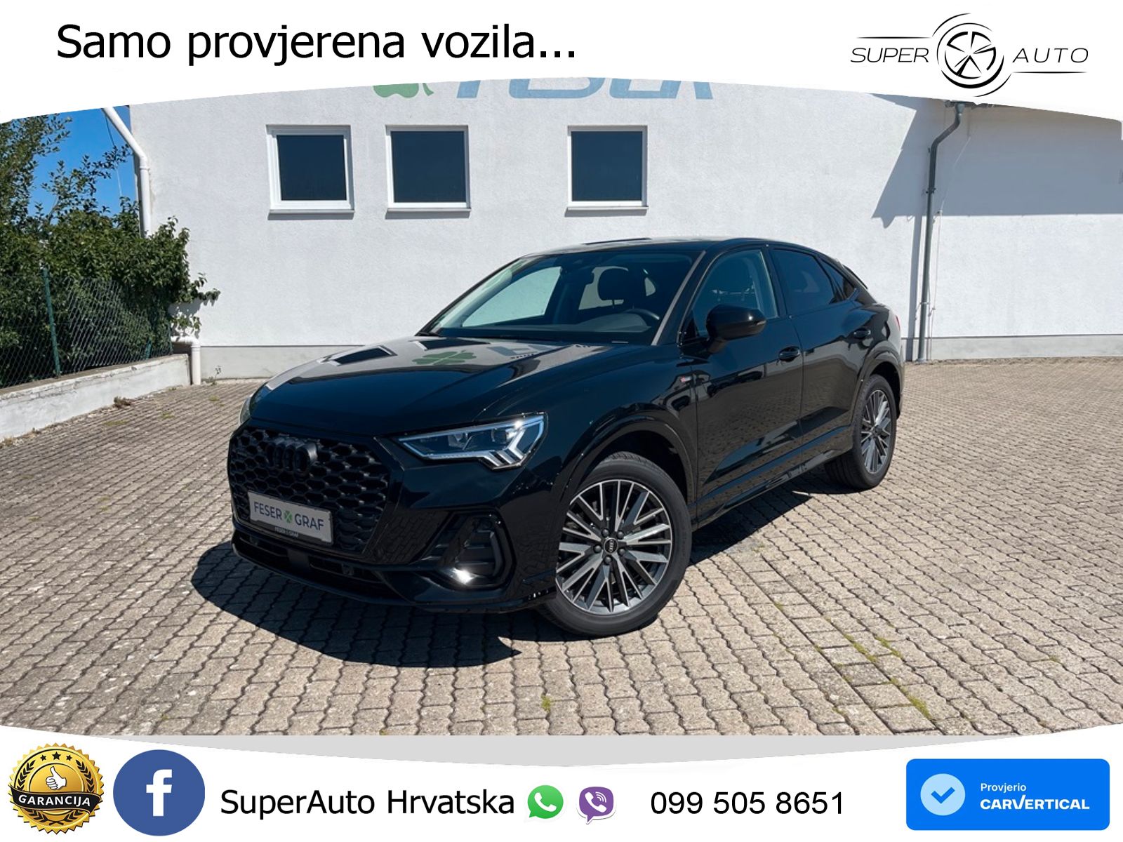Audi Q3 II Sportback 40 TFSI (190 KS) quattro S tronic S line LED+GR SJED+ACC