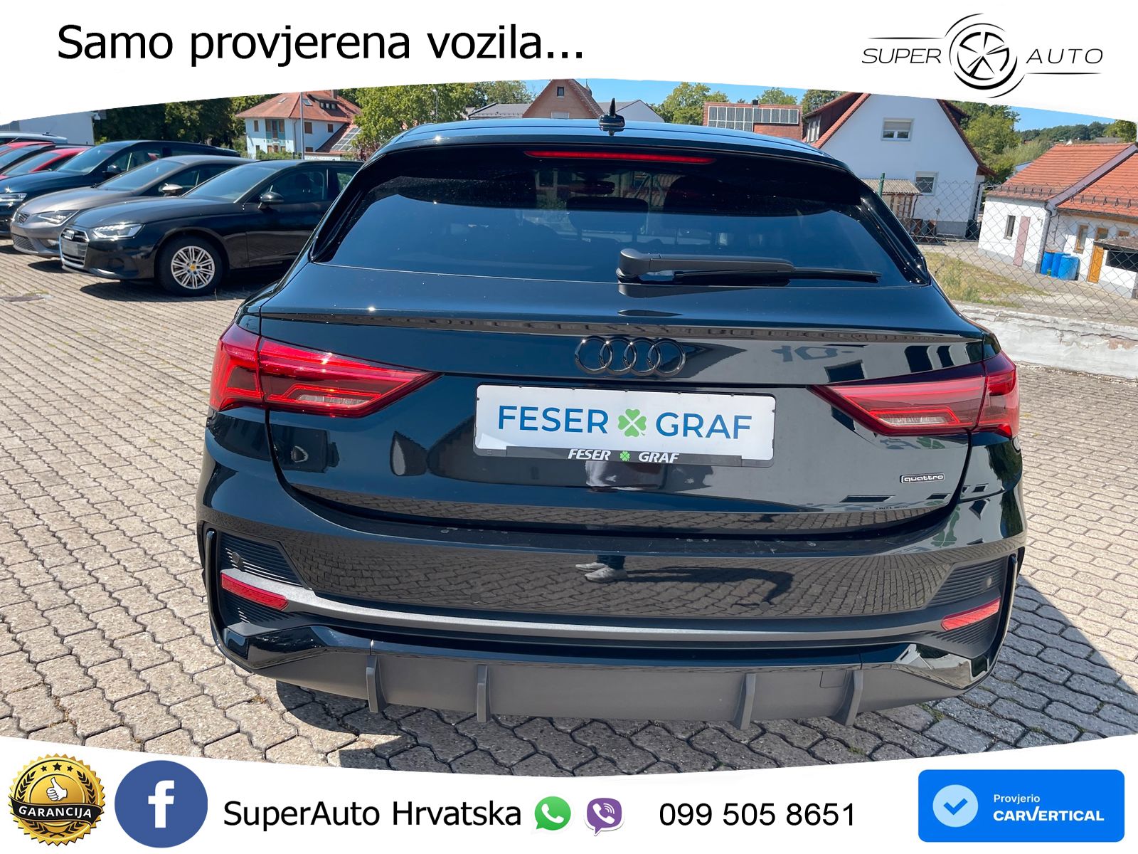 Audi Q3 II Sportback 40 TFSI (190 KS) quattro S tronic S line LED+GR SJED+ACC